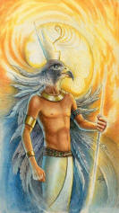 Horus god of truth and redemption enemy of Seth